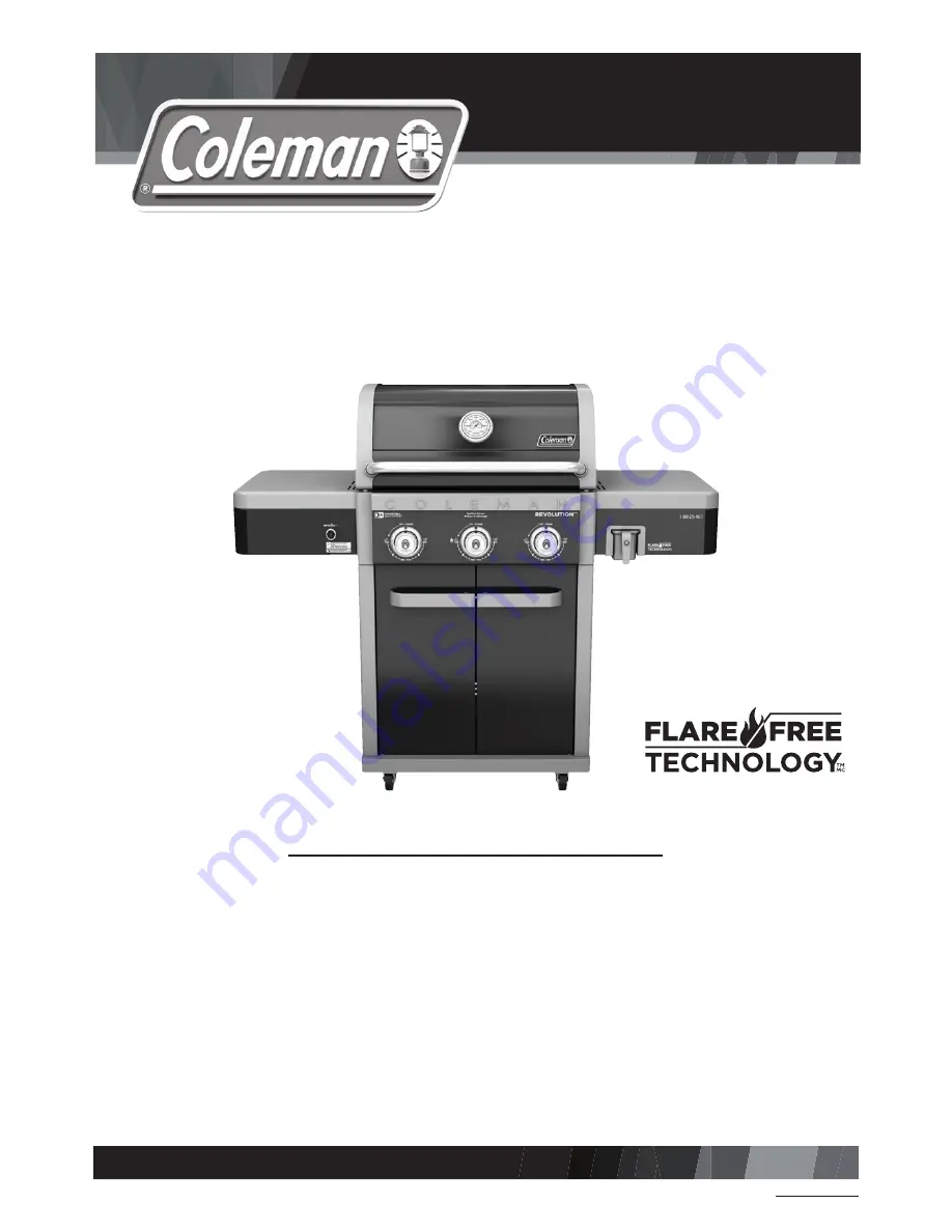 Coleman REVOLUTION 85-3166-6 Скачать руководство пользователя страница 1