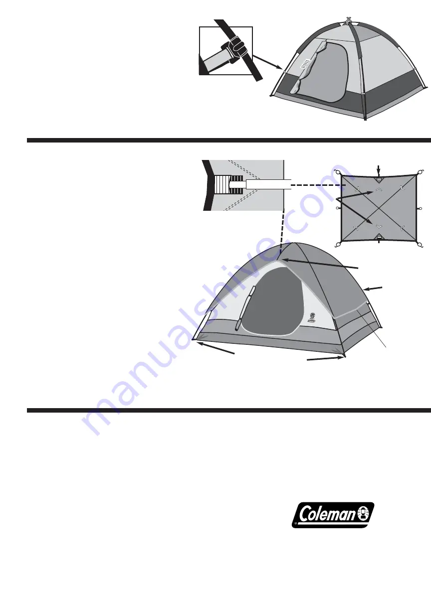 Coleman SUNDOME 9260F121 Скачать руководство пользователя страница 2