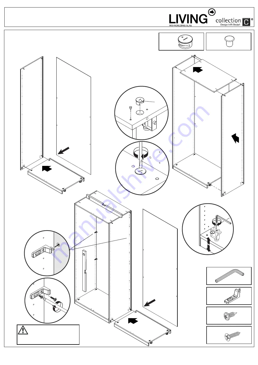 Collection C Living Wave 8920/050 Assembly Instruction Manual Download Page 7