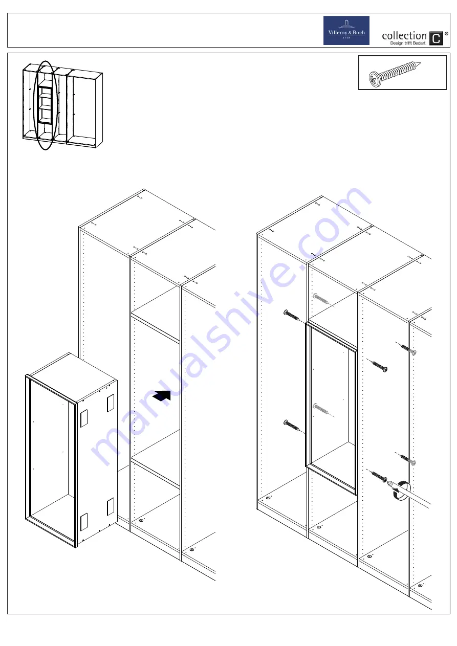 Collection C Villeroy & Boch MOSAIQUE LUNA Assembly Instruction Manual Download Page 14