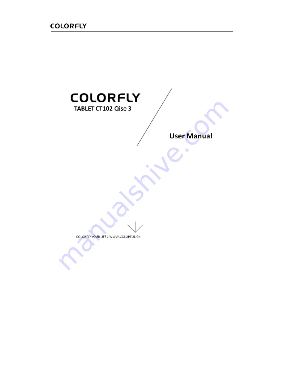 Colorfly CT102 Qise 2 User Manual Download Page 1