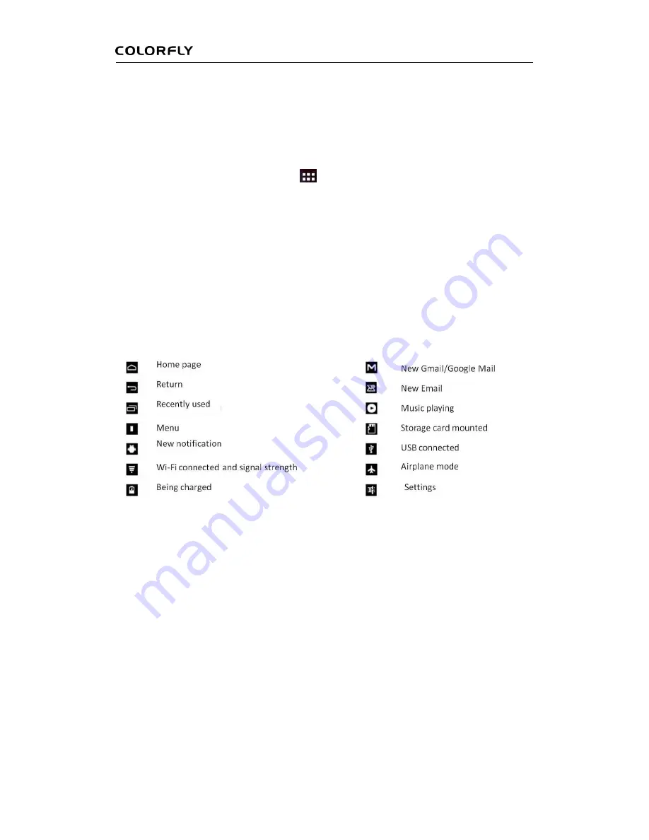 Colorfly CT972 Q.Cosy User Manual Download Page 11