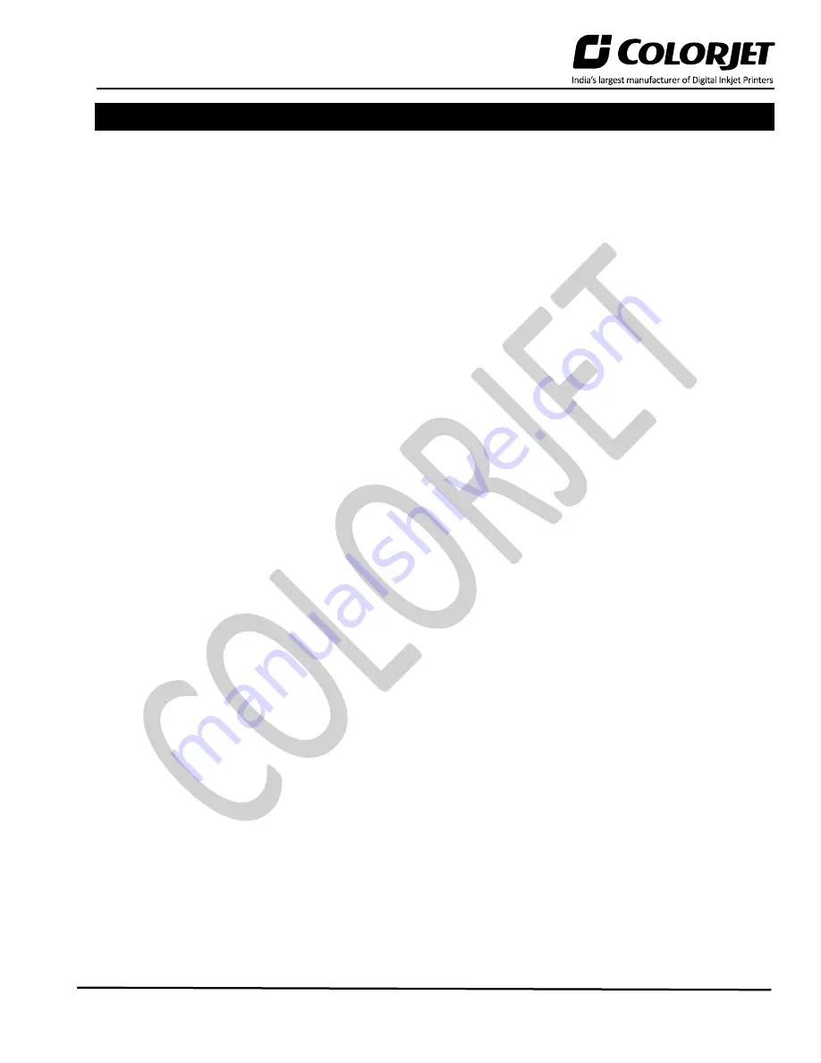 Colorjet AURAJET II Series Installation And Troubleshoot Manual Download Page 52