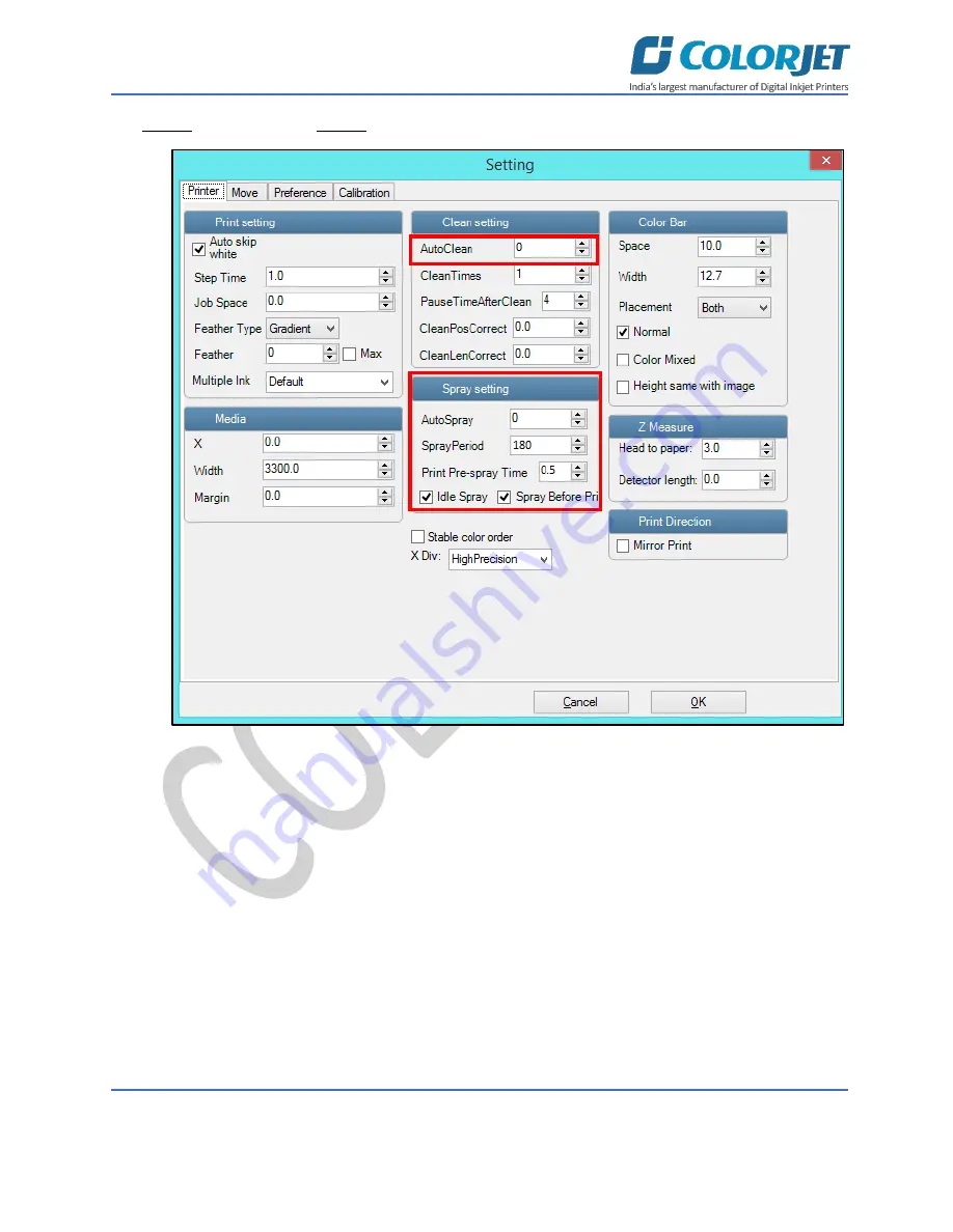 Colorjet IRISJET PRO Скачать руководство пользователя страница 12