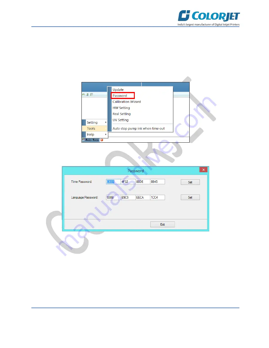 Colorjet IRISJET PRO User Manual Download Page 20