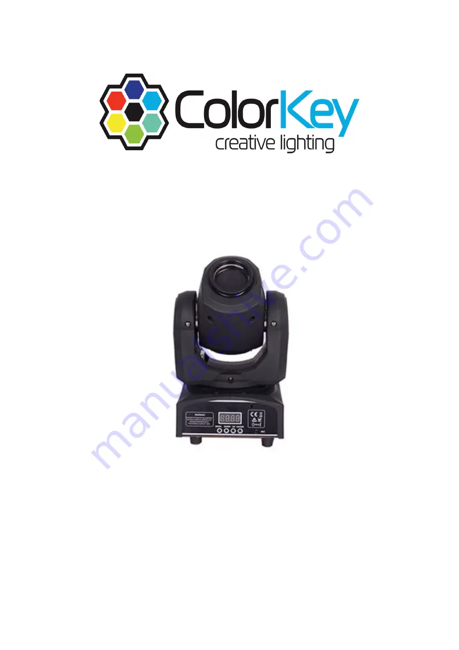 ColorKey Mover MicroSpot User Manual Download Page 1