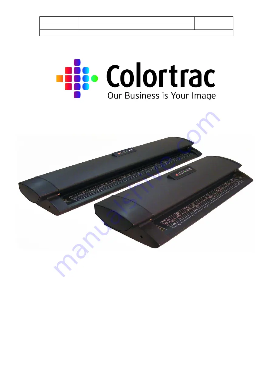 Colortrac M25e Скачать руководство пользователя страница 1