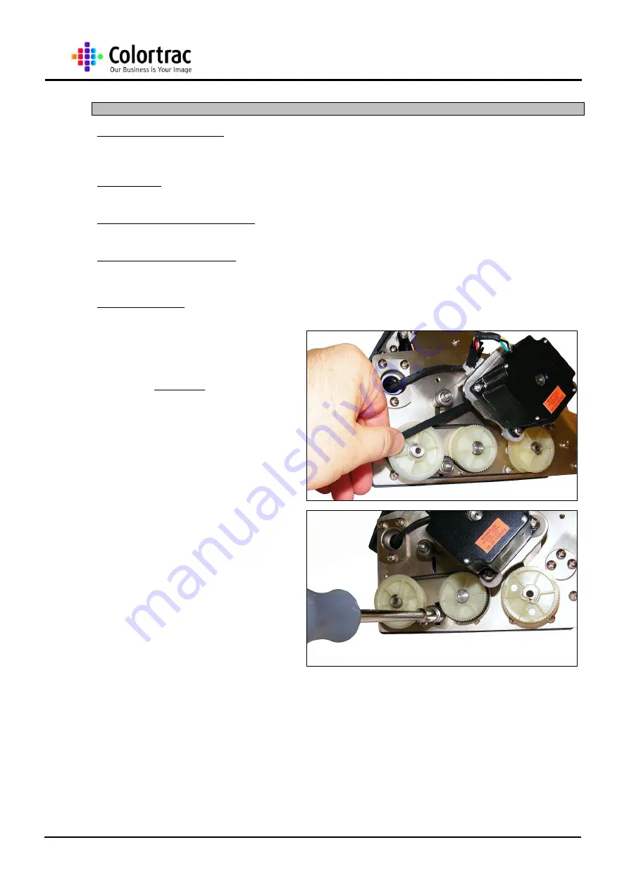 Colortrac M25e Service Manual Download Page 88