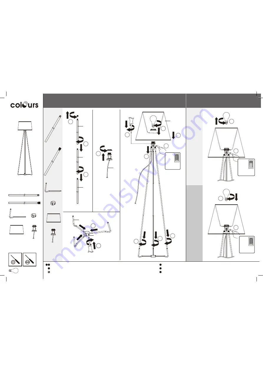 Colours Boving Quick Start Manual Download Page 1