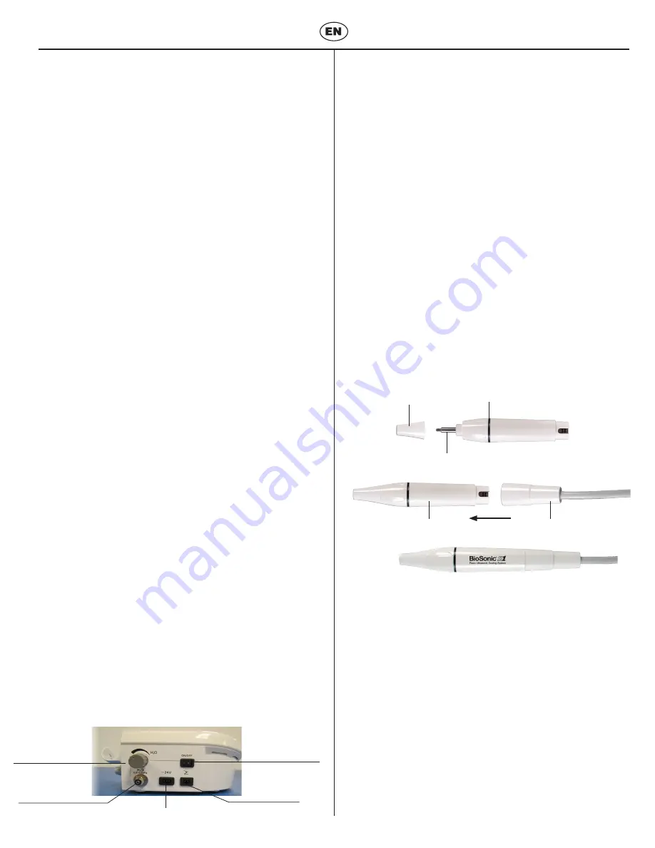 Coltene BioSonic S1 Owner'S Manual Download Page 3