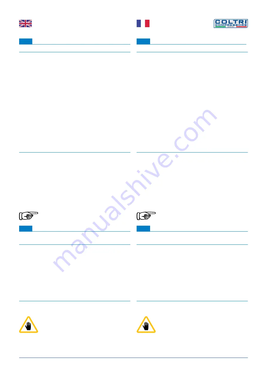 Coltri Compressors COMPACT EVO MCH-13-16-18/ET Use And Maintenance Manual Download Page 21