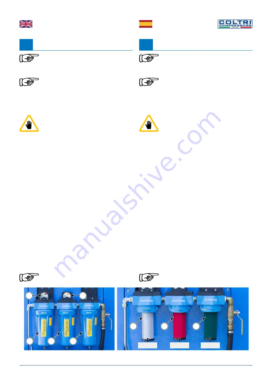 Coltri Compressors LP-300 NITROX Скачать руководство пользователя страница 66