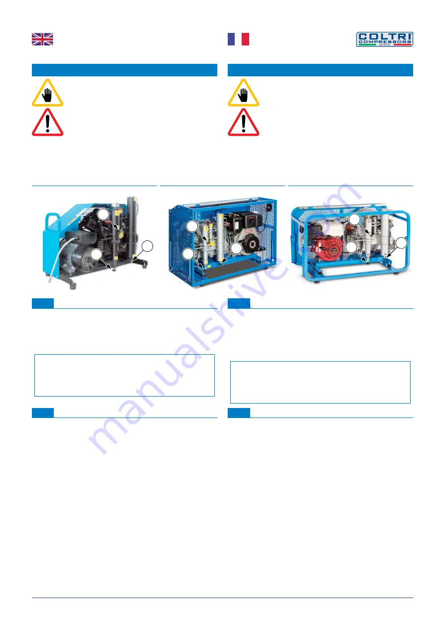 Coltri Compressors MCH-11 EM STANDART Скачать руководство пользователя страница 44