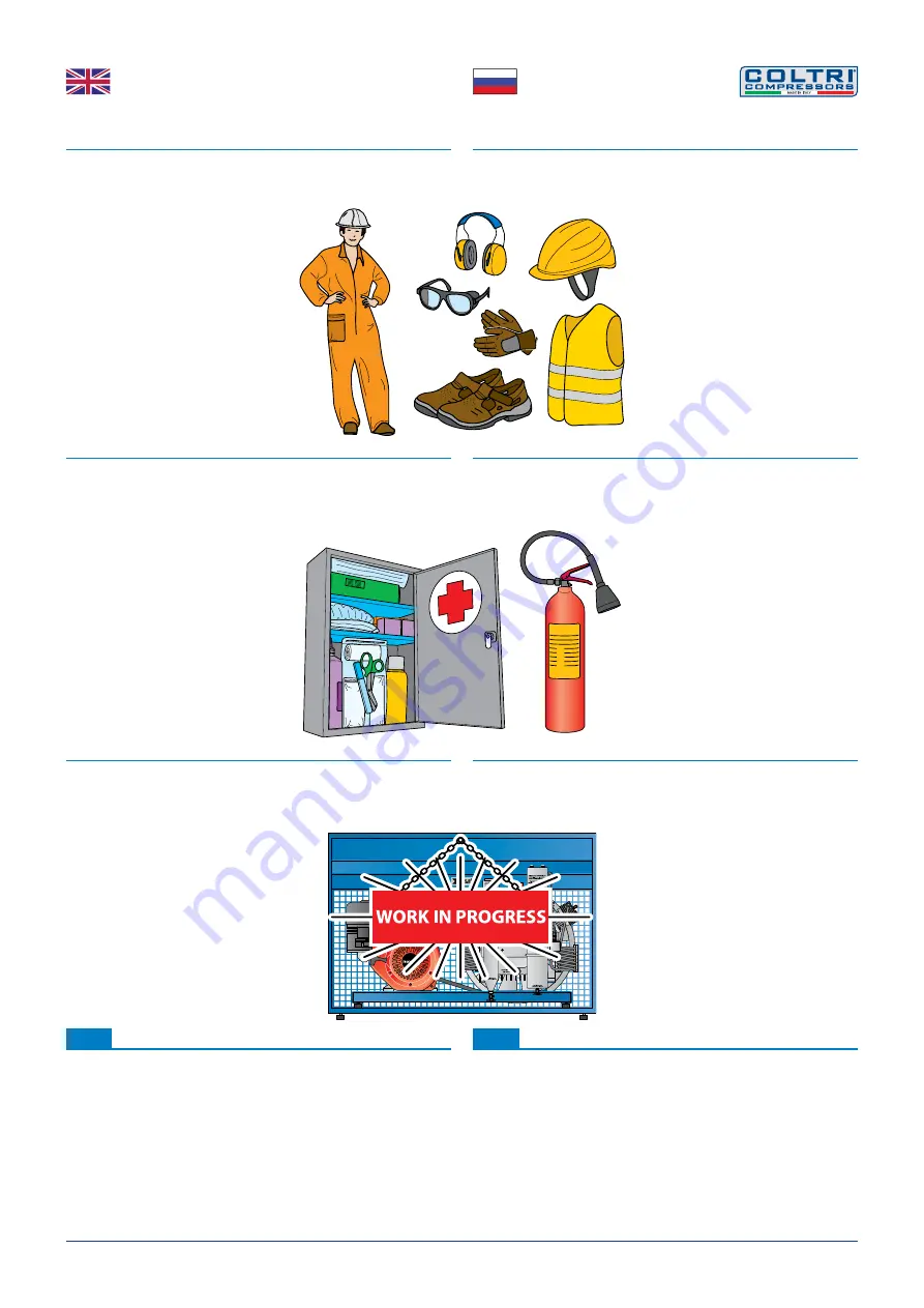 Coltri Compressors MCH-13-16/ET STANDARD Use And Maintenance Manual Download Page 14