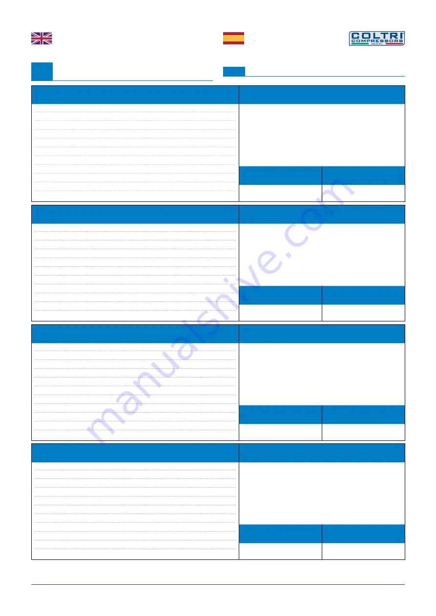 COLTRI HEAVY DUTY MCH-22 SILENT Use And Maintenance Manual Download Page 58