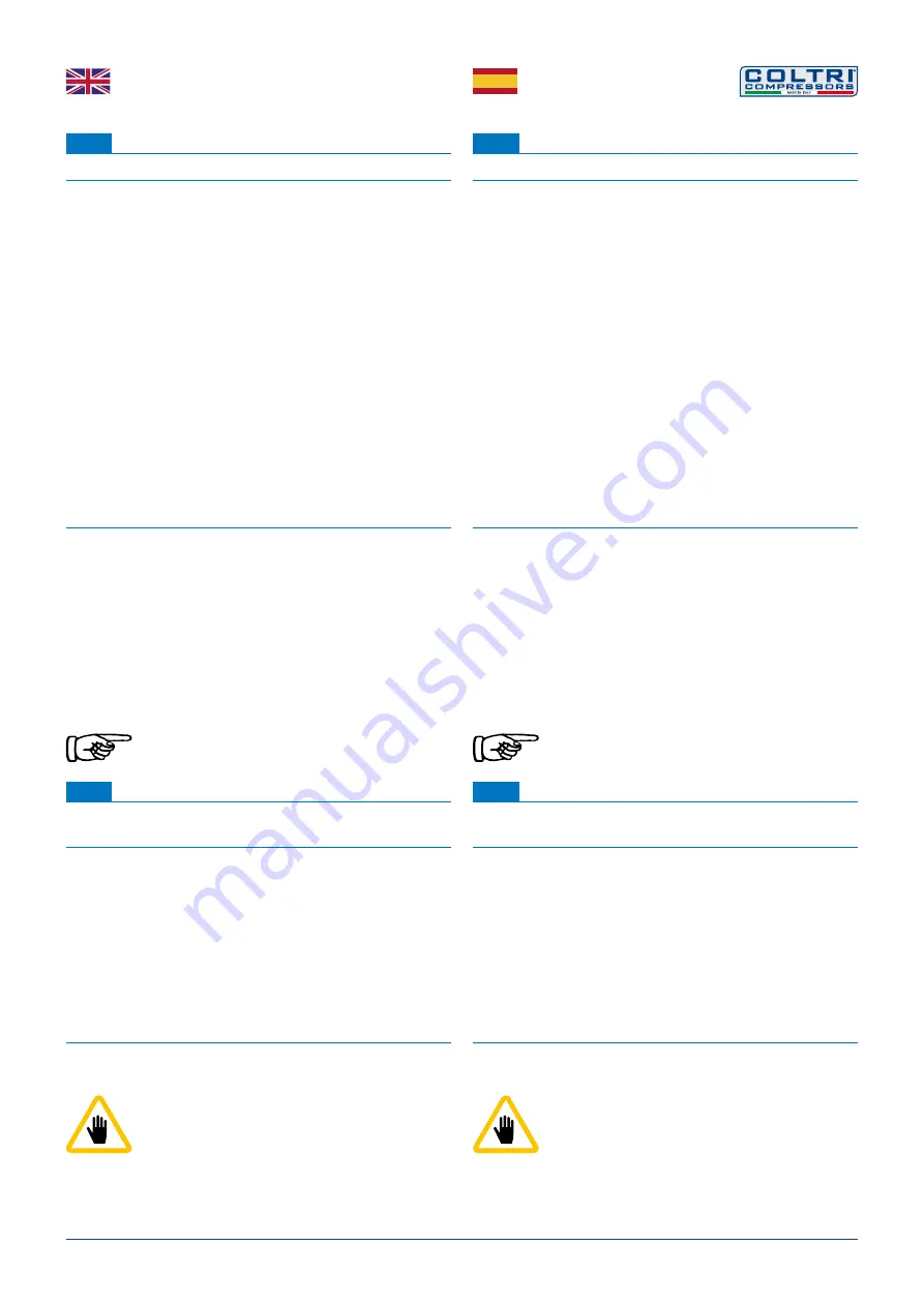 COLTRI MCH-13-16-18/ET COMPACT EVO Use And Maintenance Manual Download Page 21