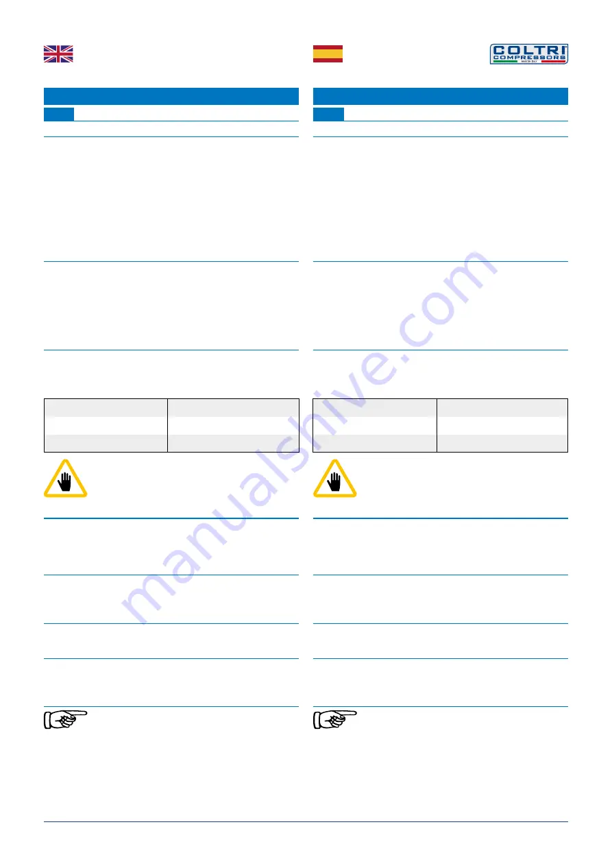 COLTRI MCH-13-16-18/ET COMPACT EVO Use And Maintenance Manual Download Page 23