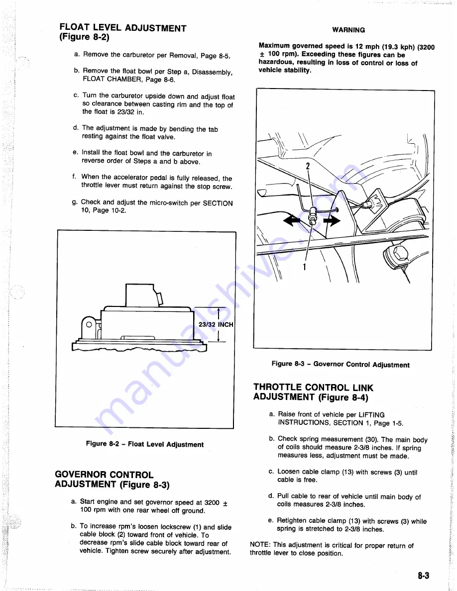 Columbia ParCar 1991 Electric Columbia Shuttle Скачать руководство пользователя страница 58