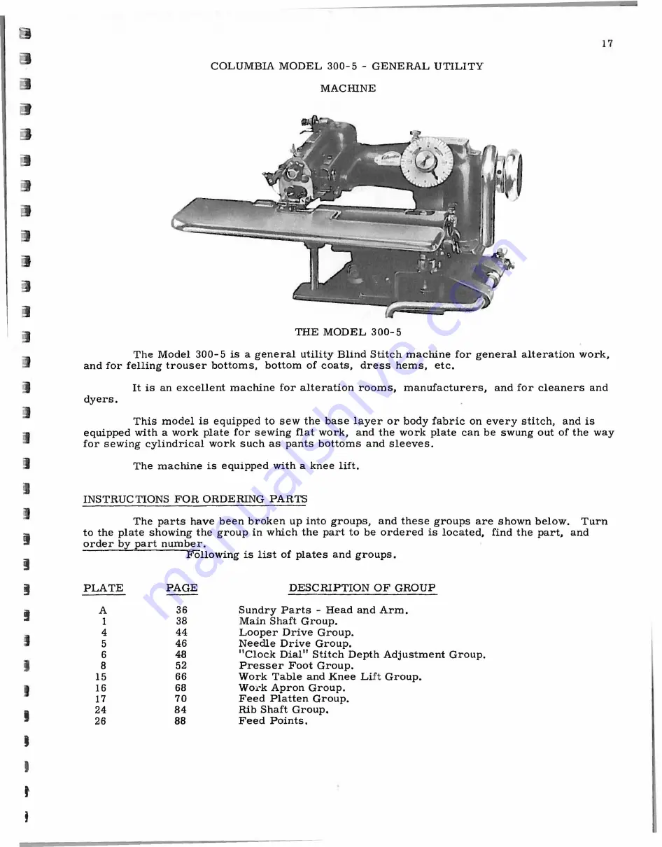 Columbia 300 Series Instruction Book Download Page 19