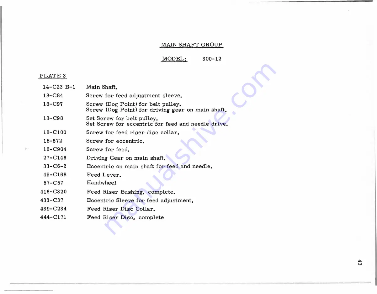 Columbia 300 Series Instruction Book Download Page 45