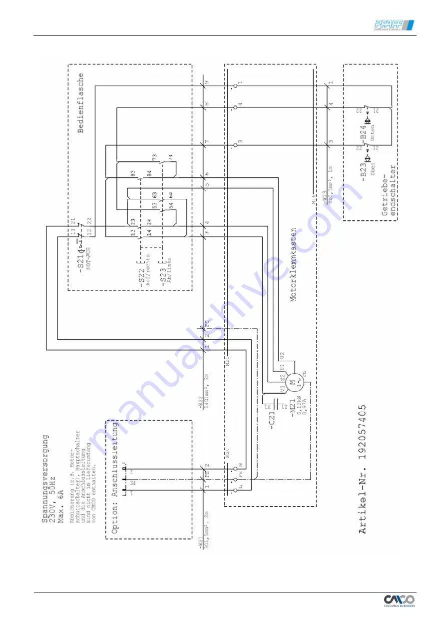 Columbus McKinnon DGUV V54 Operating Instructions Manual Download Page 36