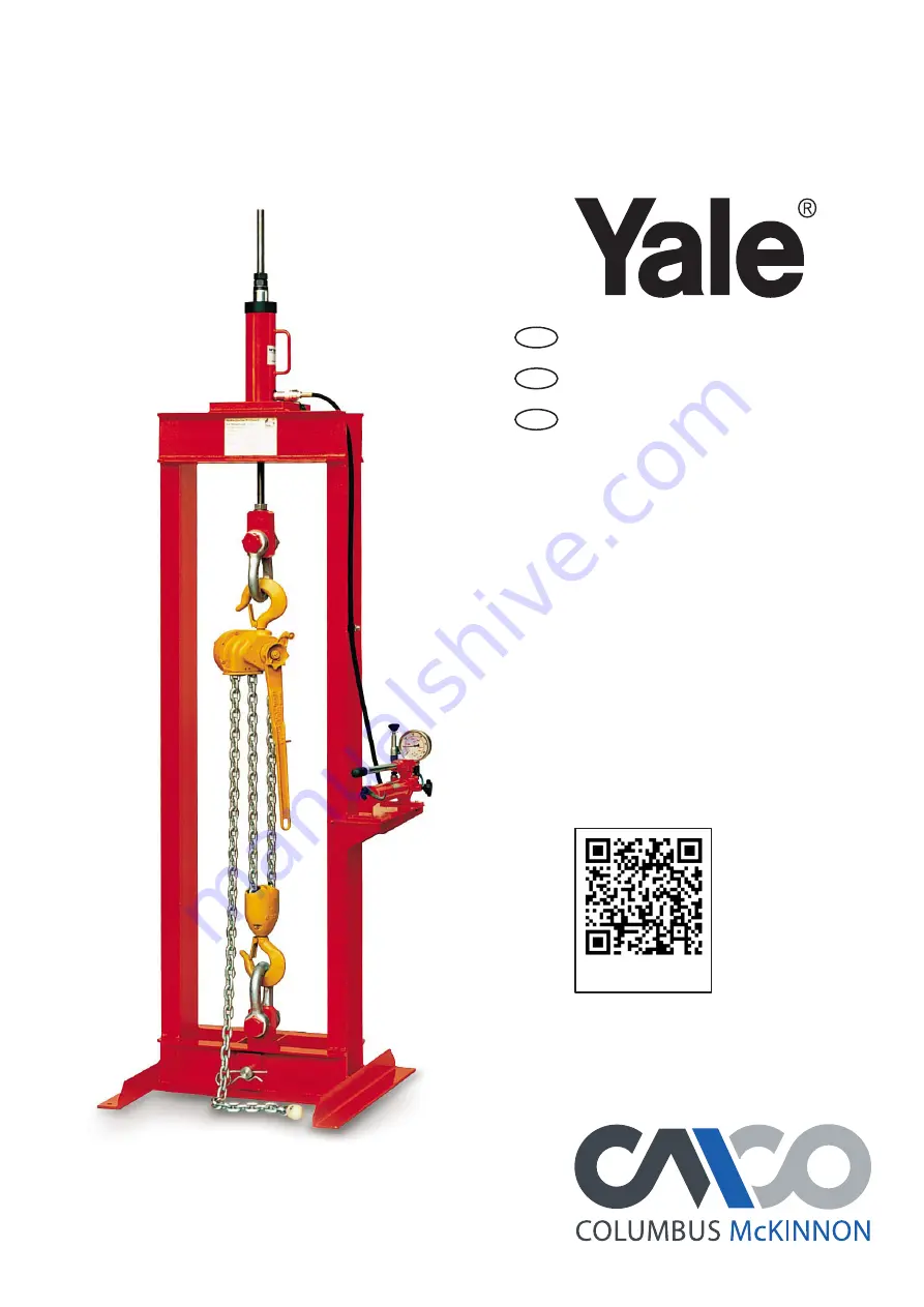 Columbus McKinnon Yale RPYS-1215 Translated Operating Instructions Download Page 1