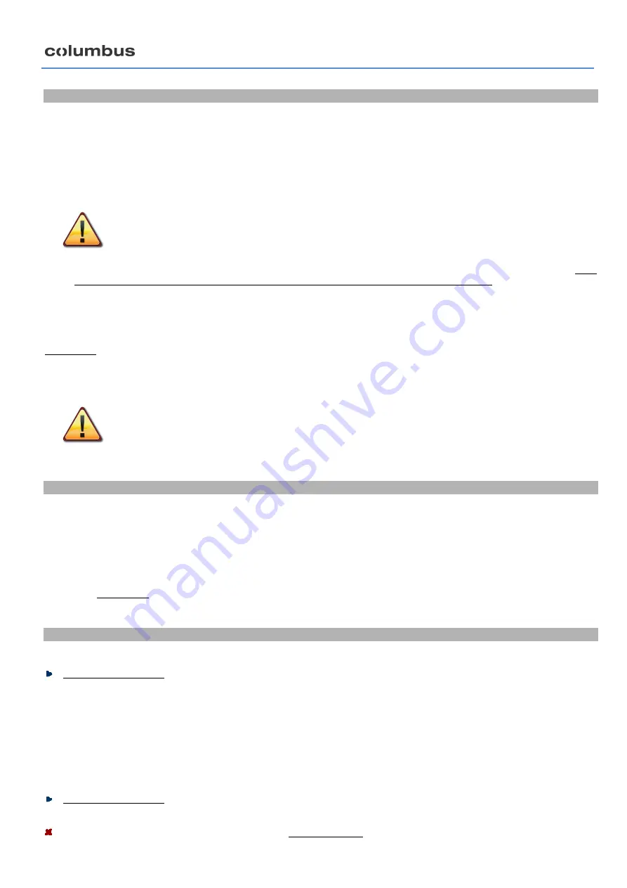 Columbus AKS 70 Operating Manual Download Page 30