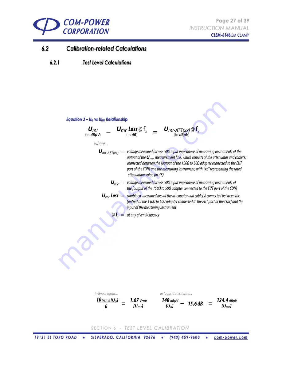 COM-power corporation CLEM-6146 Скачать руководство пользователя страница 27