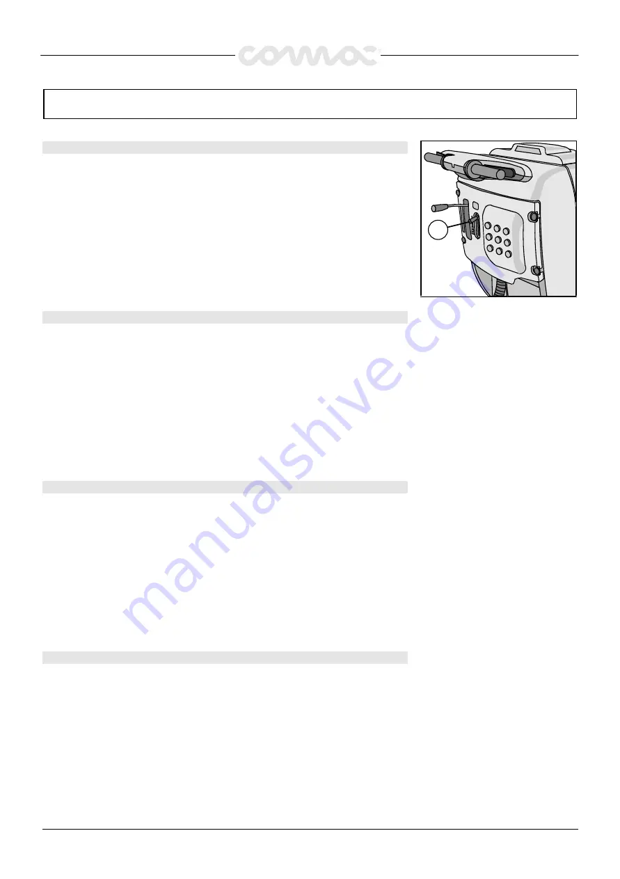 COMAC ABILA 42 Manual Download Page 20