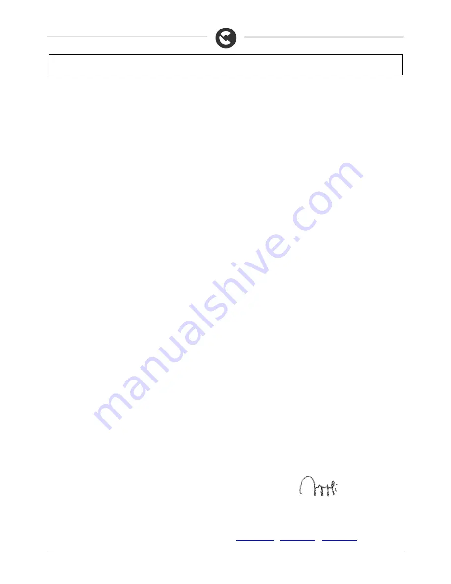 COMAC VISPA 35B Manual Use And Maintenance Download Page 20