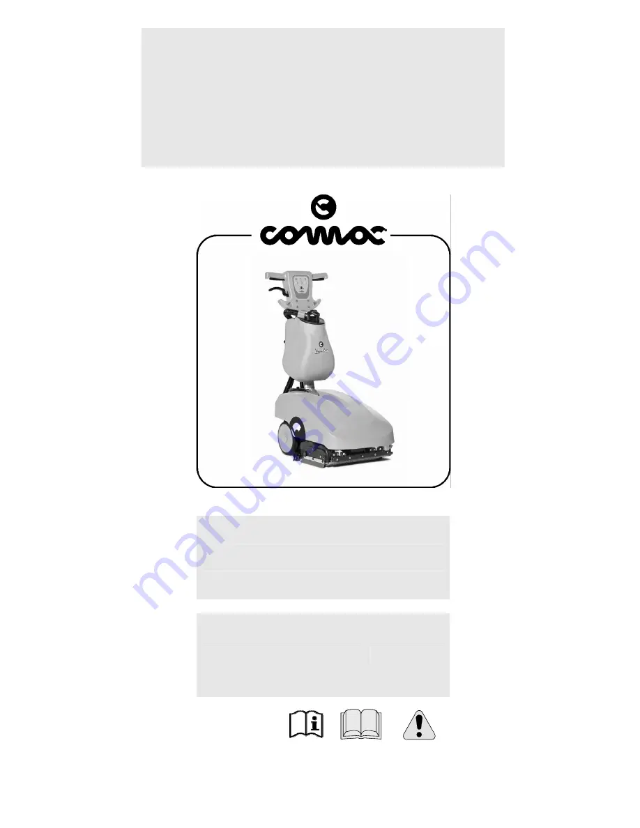 COMAC VISPA 35BS Use And Maintenance Manual Download Page 1