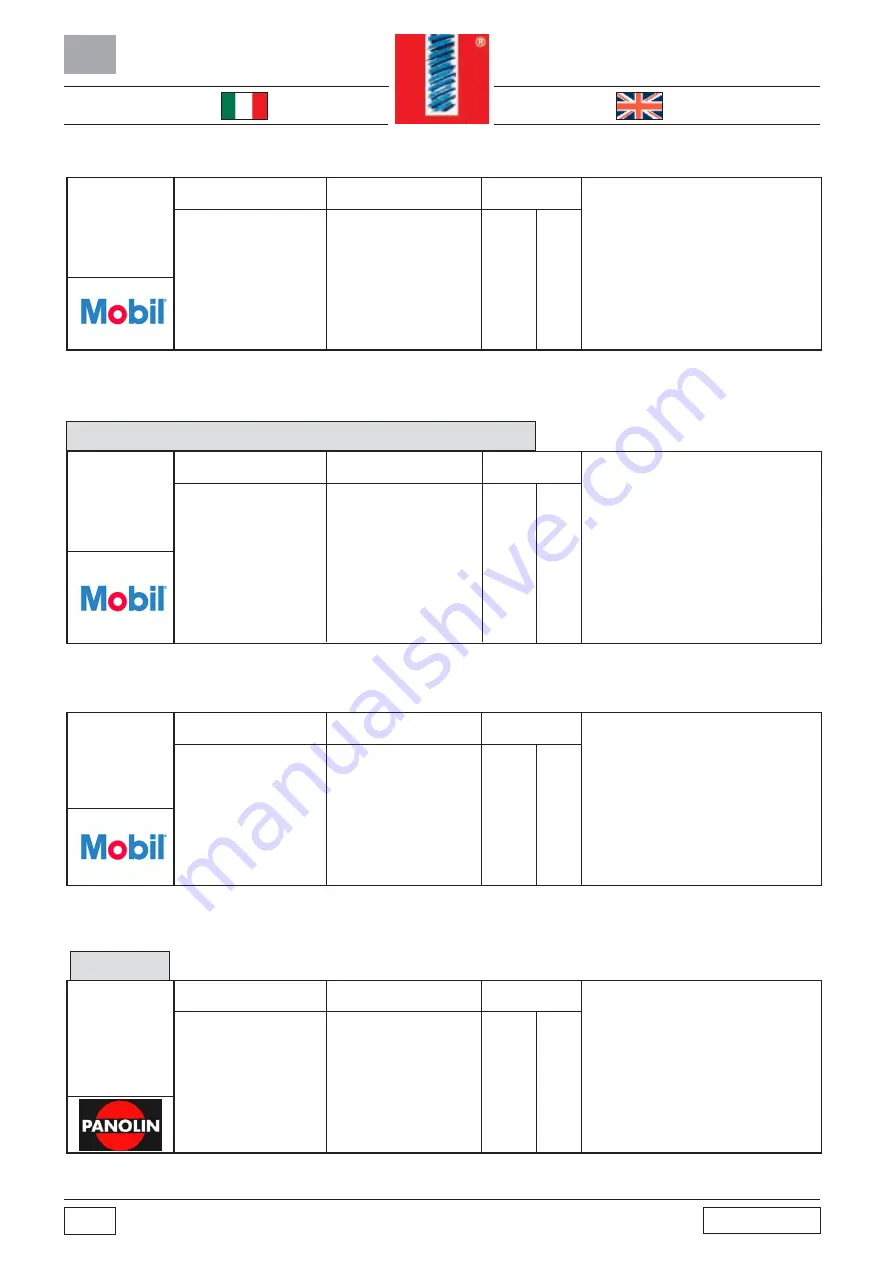 comacchio GEO 205 Instruction And Maintenance Manual Download Page 182