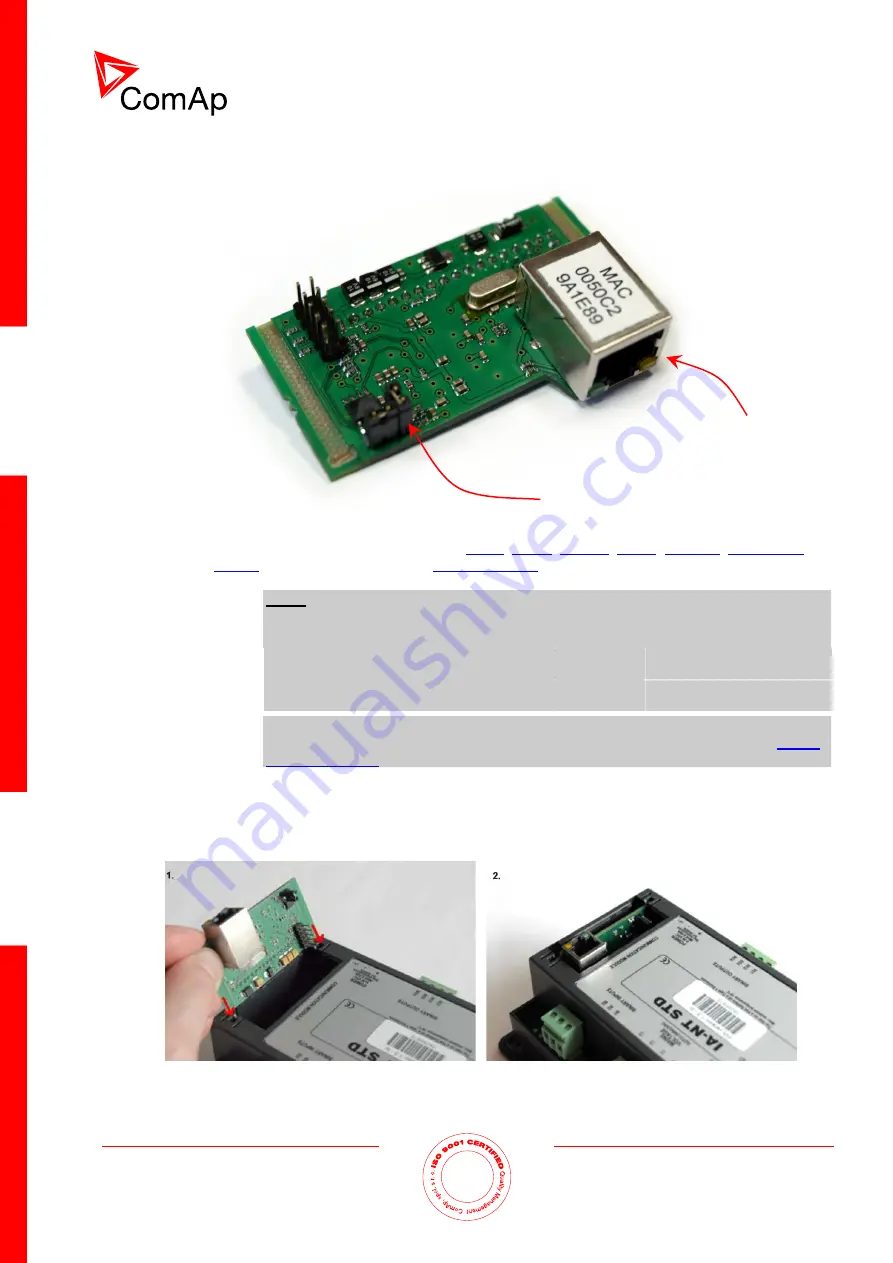 ComAp IB-Lite Quick Manual Download Page 1