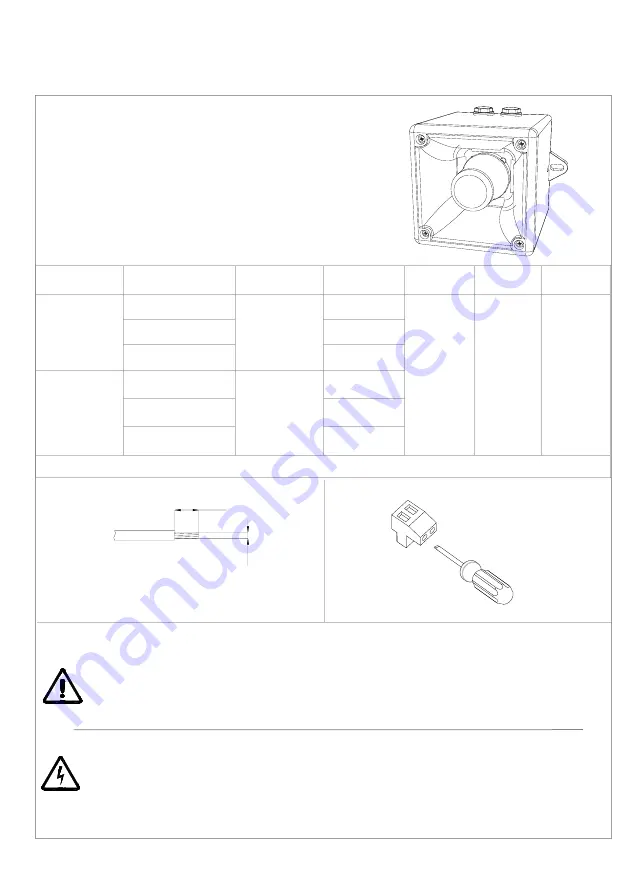 Comax A105 Series Installation Manual Download Page 1