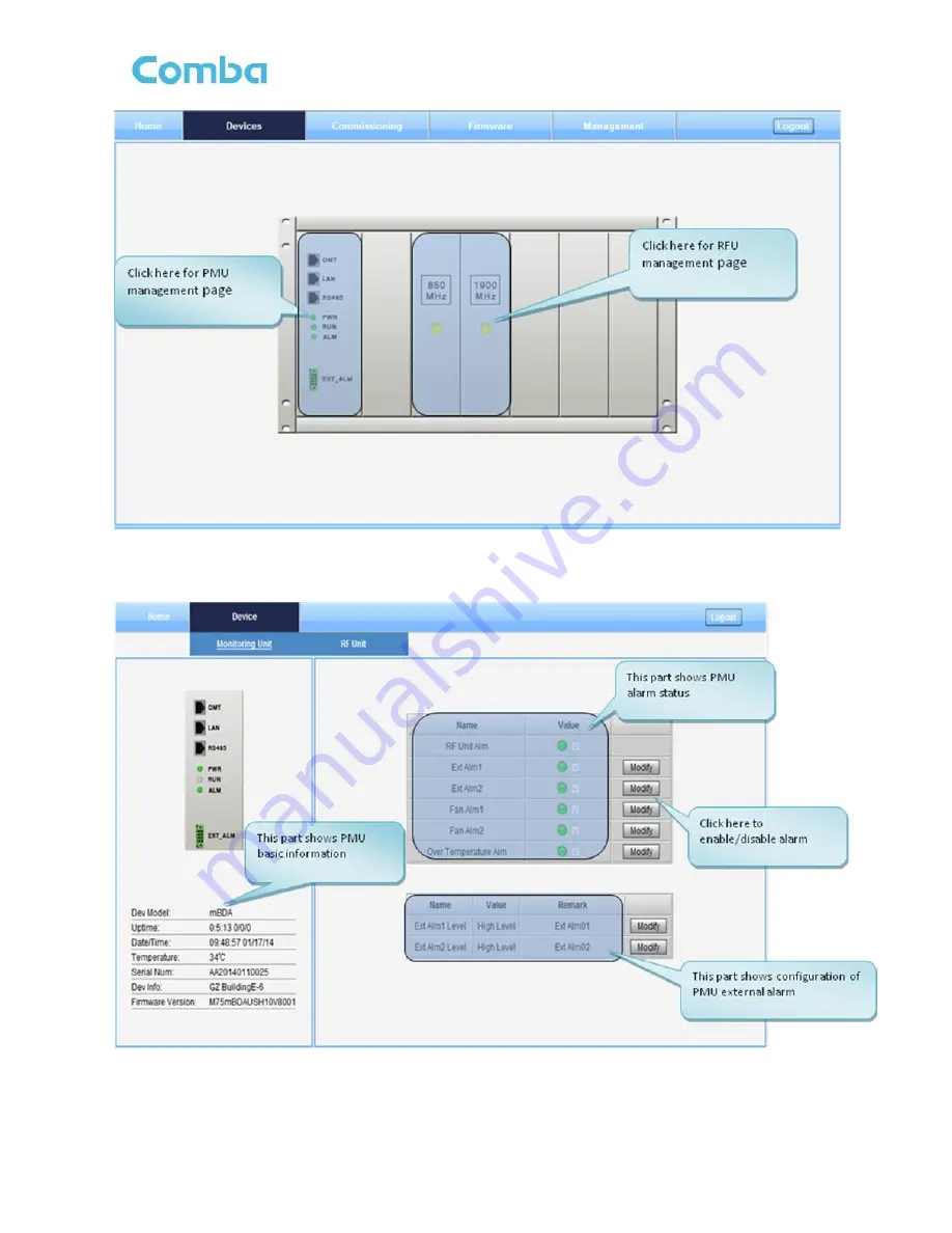 COMBA mBDA-200 User Manual Download Page 35