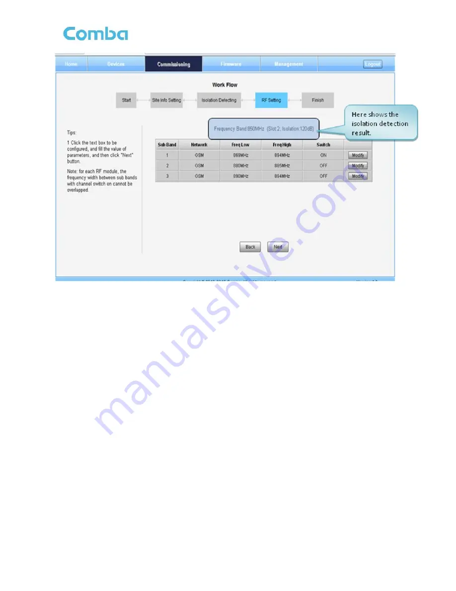 COMBA mBDA-200 User Manual Download Page 48