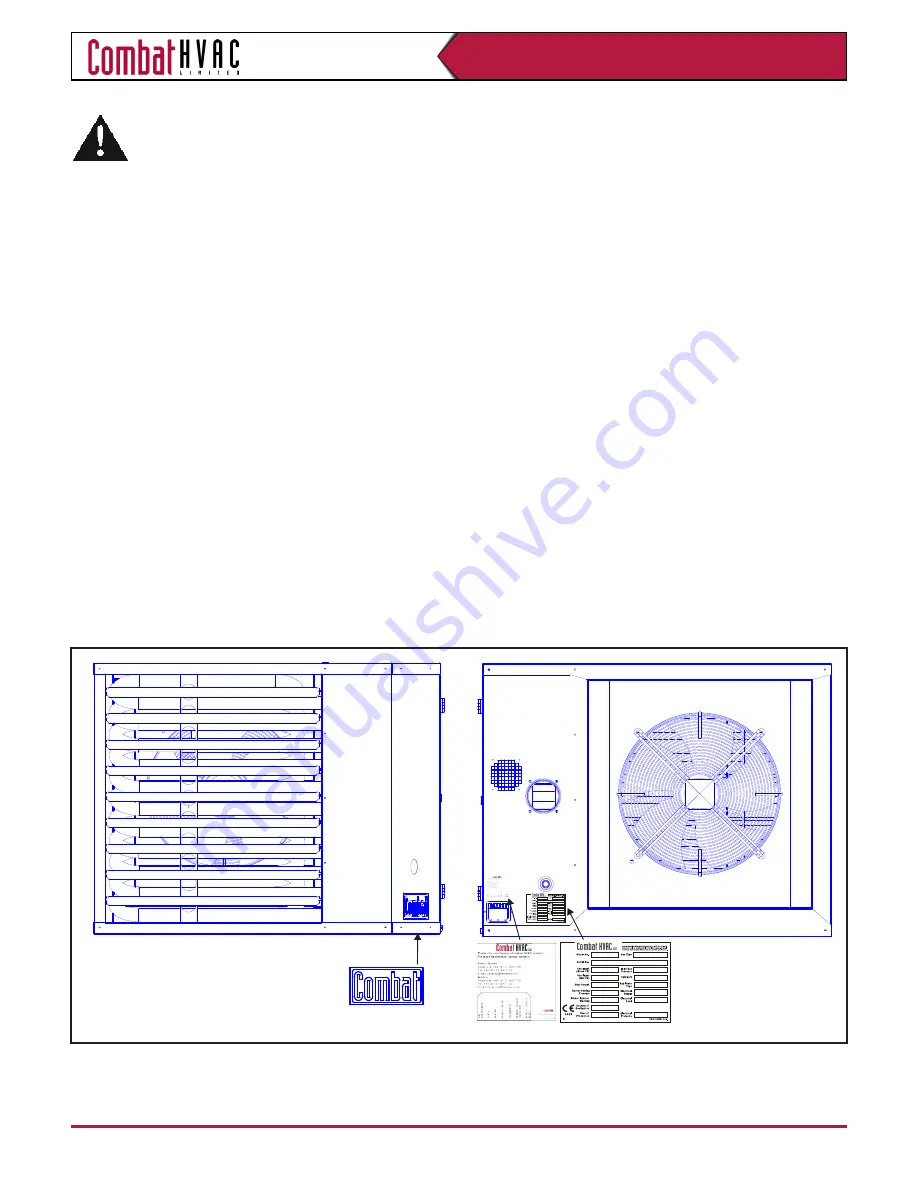 Combat HVAC ELU 100 Installation And Commissioning Manual Download Page 6