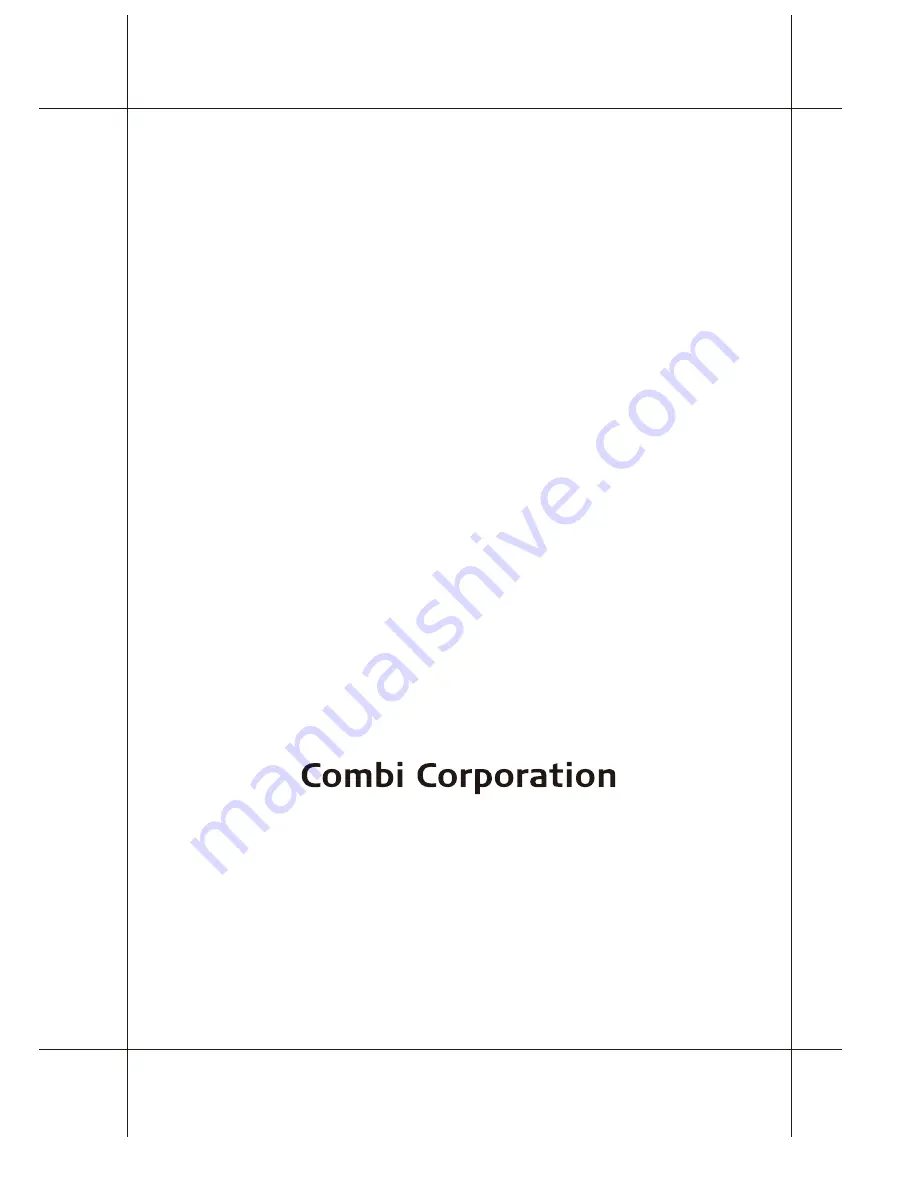 Combi Mechacal Handy S Instruction Manual Download Page 28