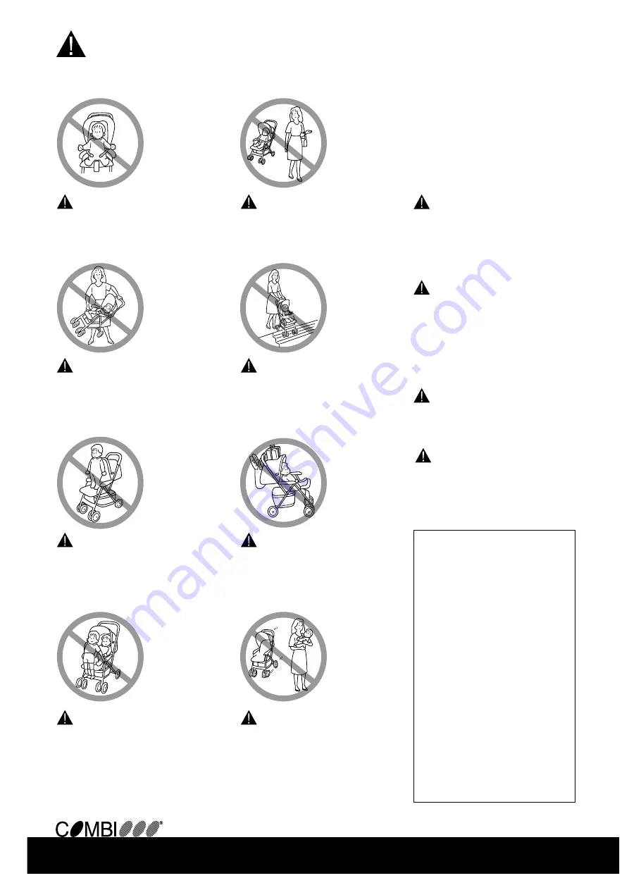 Combi Perfect Match 6630 Series Instruction Manual Download Page 2