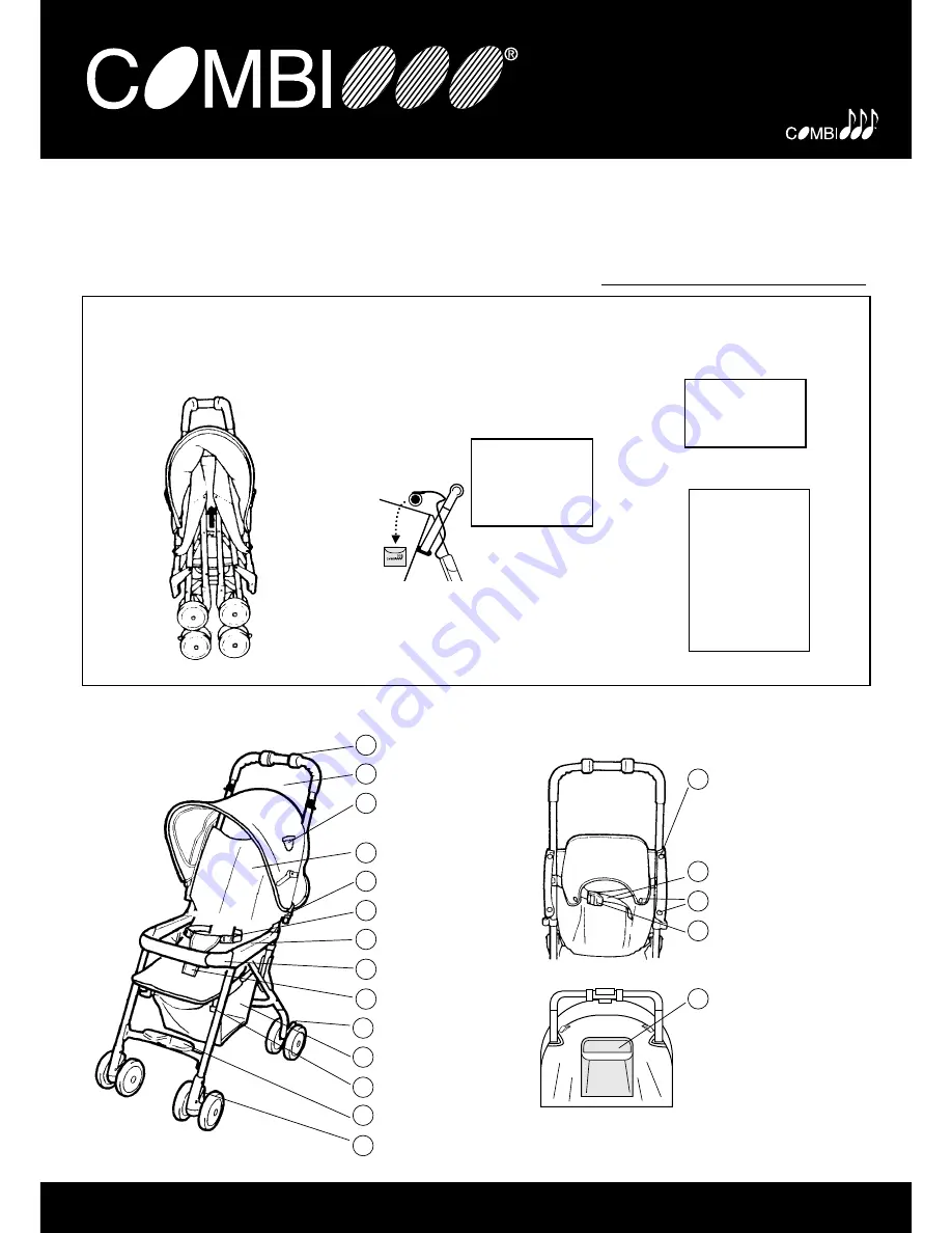 Combi Travel Savvy 2120 Series Instruction Manual Download Page 1