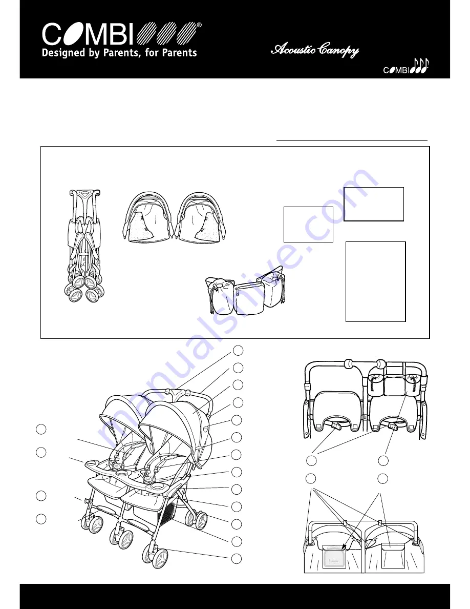 Combi Twin Savvy 7035 Series Instruction Manual Download Page 1