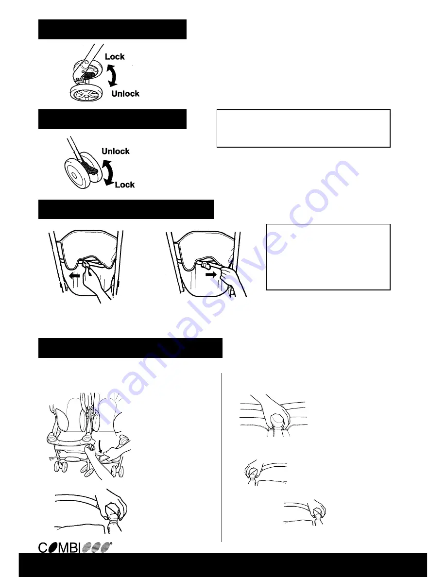 Combi Twin Savvy 7035 Series Instruction Manual Download Page 4