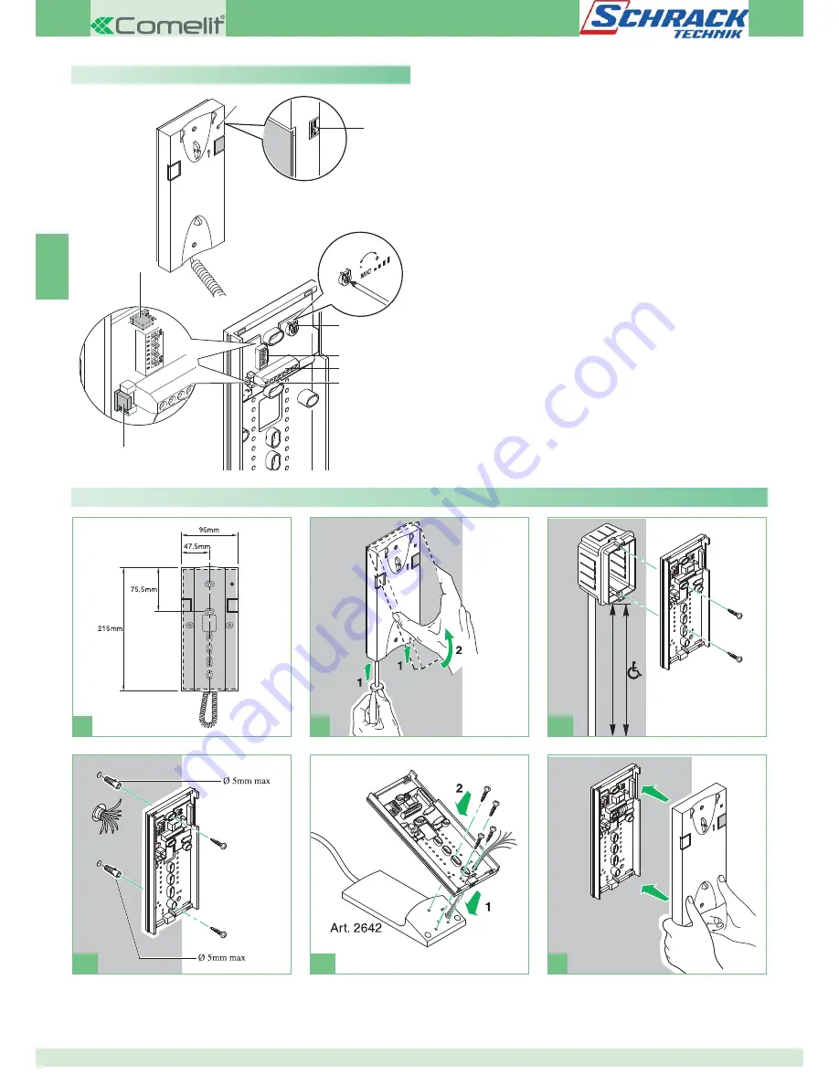 Comelit 1205/B Technical Manual Download Page 40