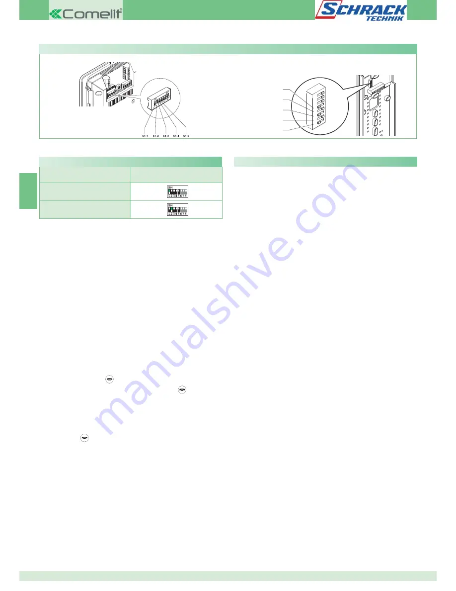 Comelit 1205/B Technical Manual Download Page 58