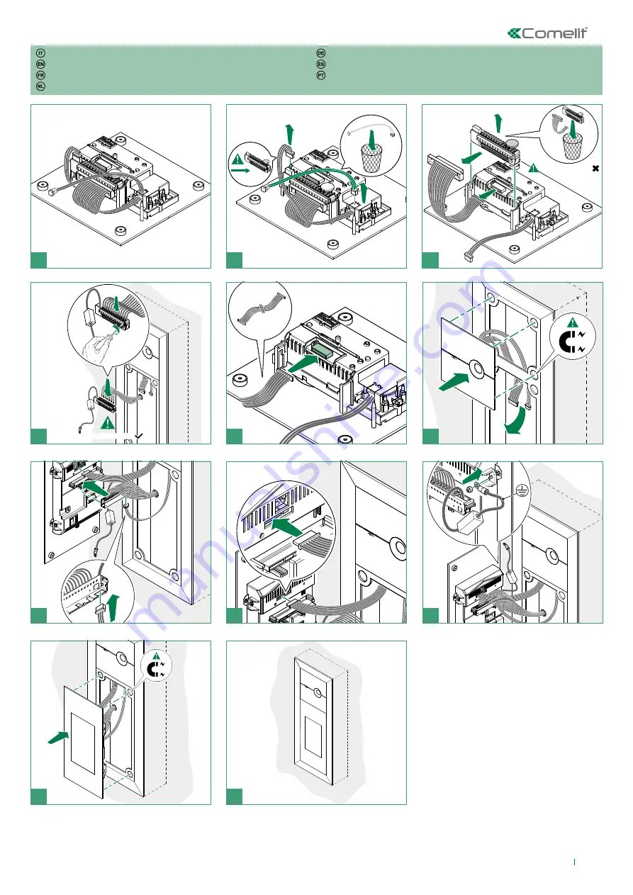 Comelit 1237 Technical Manual Download Page 19