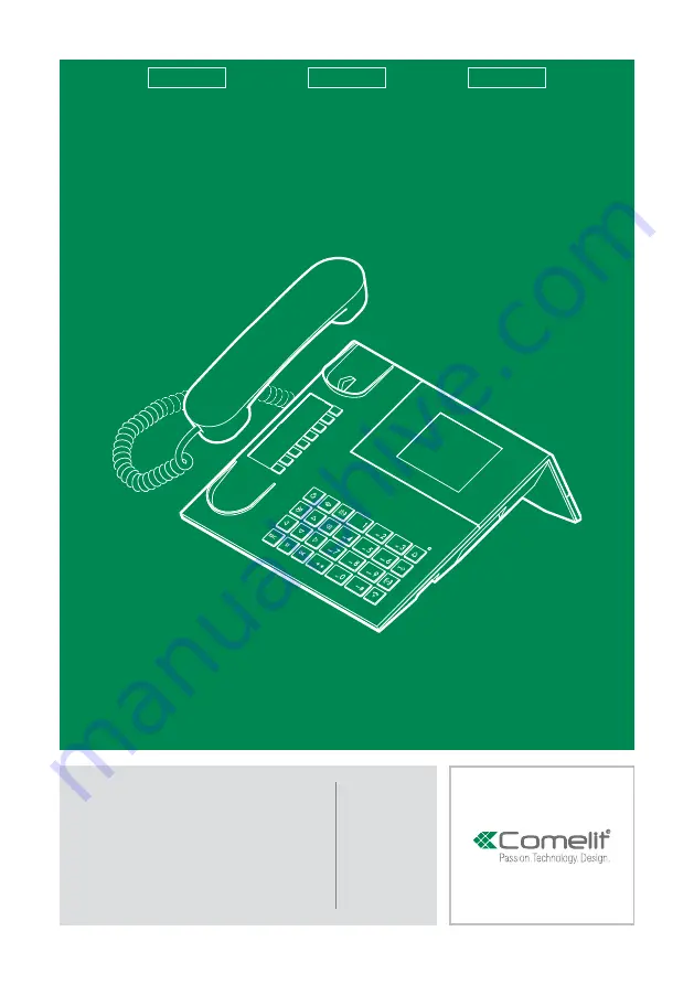 Comelit 1998NV User Manual Download Page 1