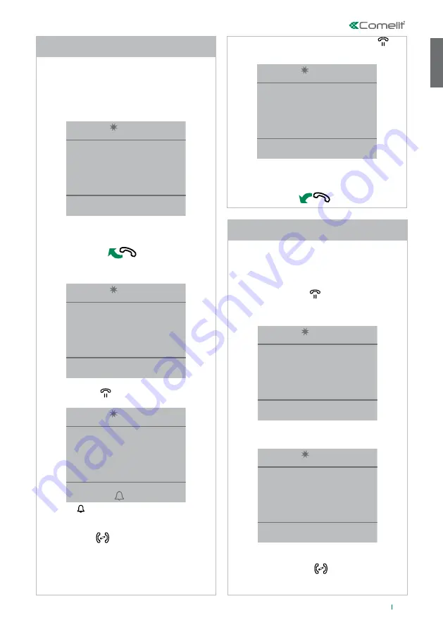 Comelit 1998NV User Manual Download Page 11