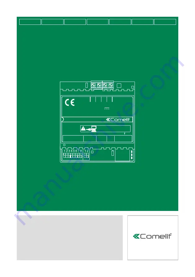 Comelit 20005000 Technical Manual Download Page 1