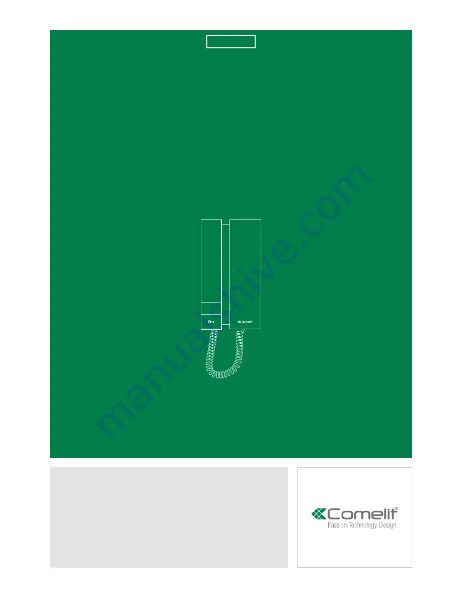 Comelit 2708W Technical Manual Download Page 1