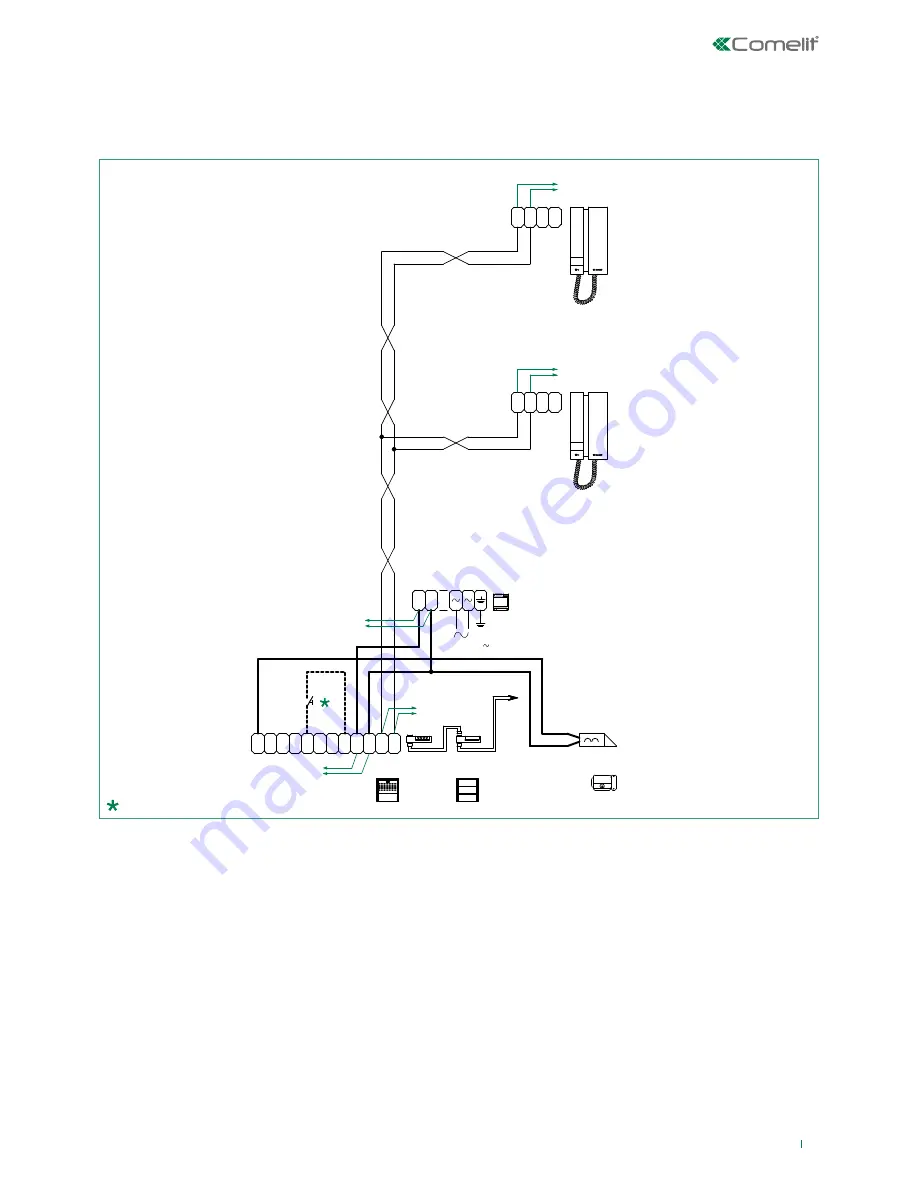 Comelit 2708W Technical Manual Download Page 9